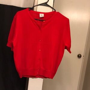 Cielo Bright Red Women's Cardigan